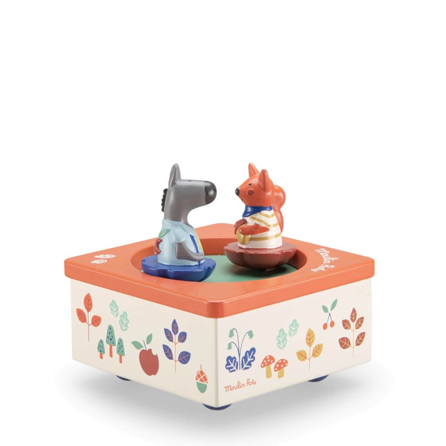 Toys Moulin Roty Music, Money Boxes | Music Box - Forest Apple