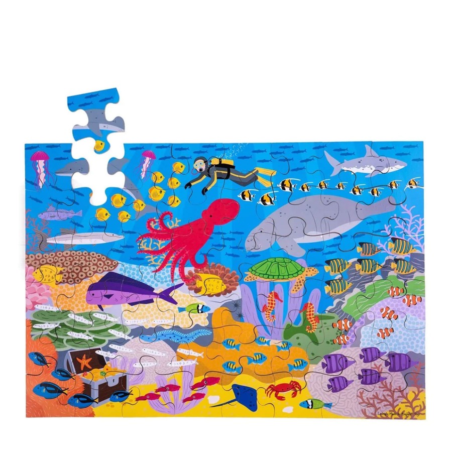 Toys Big Jigs Games, Puzzles, Jigsaws | Floor Puzzle Under The Sea - 48 Piece