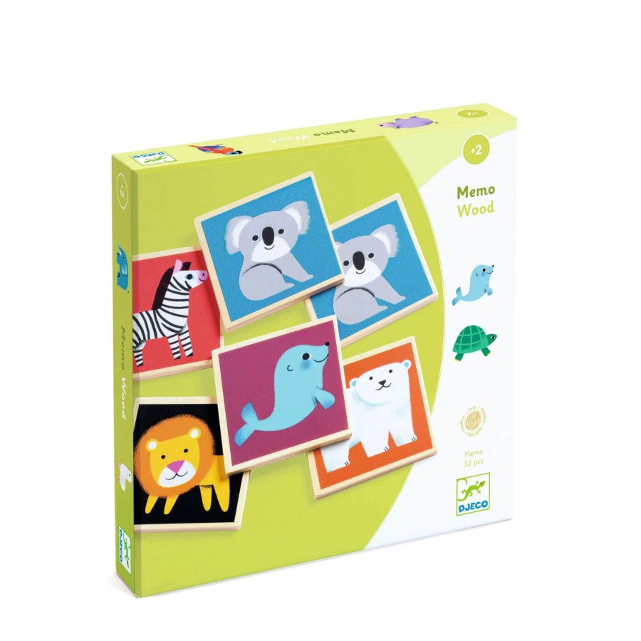 Toys Djeco Games, Puzzles, Jigsaws | Animals Of The World Memory Game