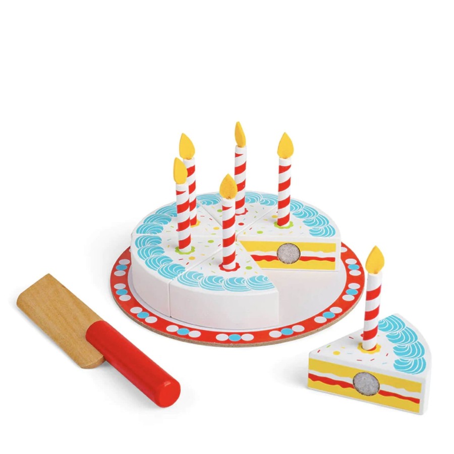 Toys Big Jigs Kitchens, Foods | Wooden Birthday Cake