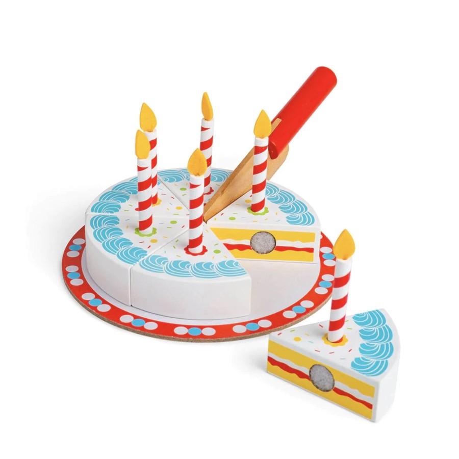 Toys Big Jigs Kitchens, Foods | Wooden Birthday Cake