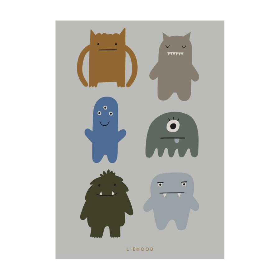 Toys Liewood Arts & Crafts | Beverly Poster Monster Mist