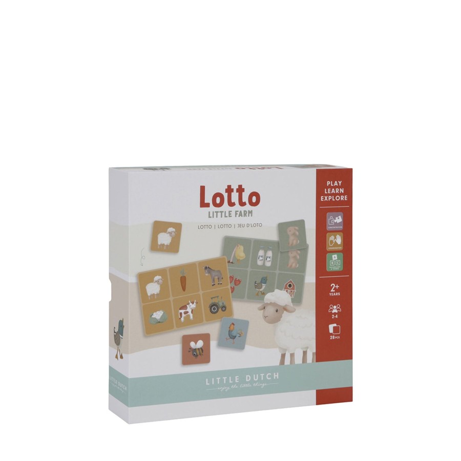 Toys Little Dutch Games, Puzzles, Jigsaws | Lotto Game - Little Farm