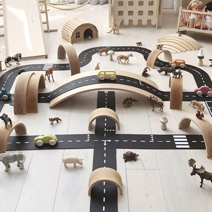 Toys Waytoplay Trains, Cars, Planes | Expressway - Road Track 16 Pieces