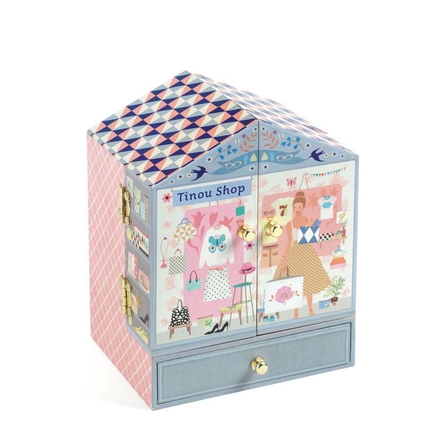 Toys Djeco Music, Money Boxes | Music Jewellery Box - Tinou Shop