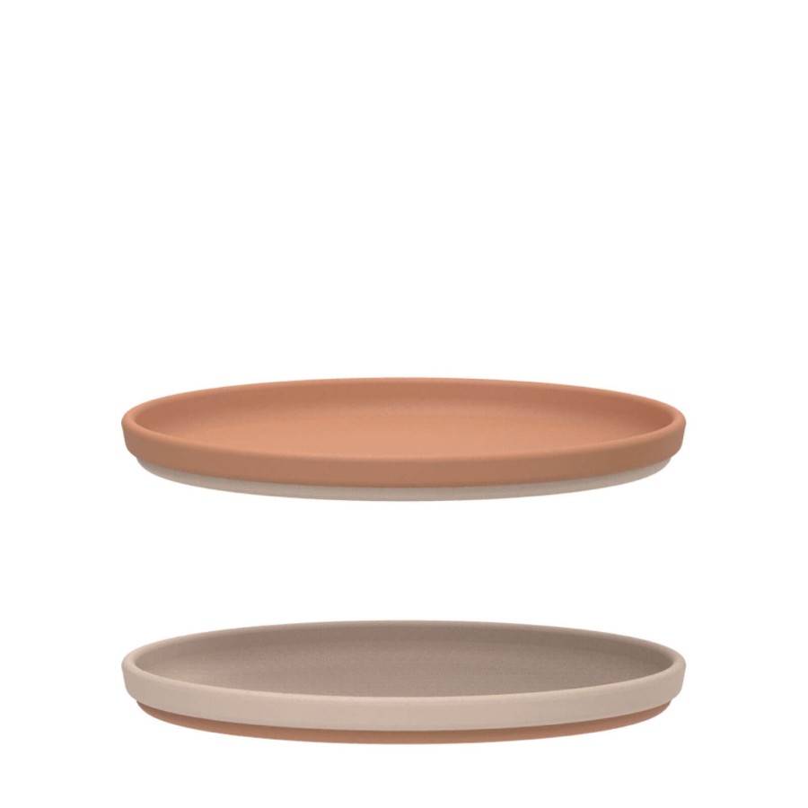 Home Liewood Snack Bowls, Plates | Gabriel Plate 2 Pack Rose Mix