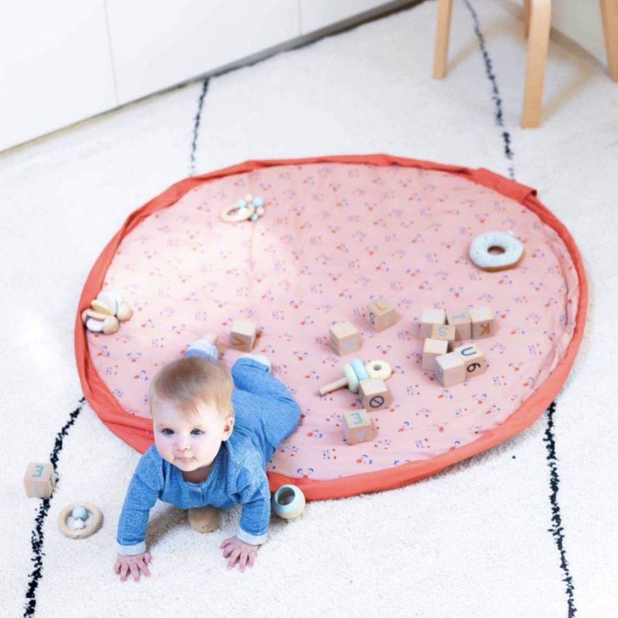 Toys Play And Go Play Mats, Teepees | Animal Faces Soft Baby Playmat / Storage Bag