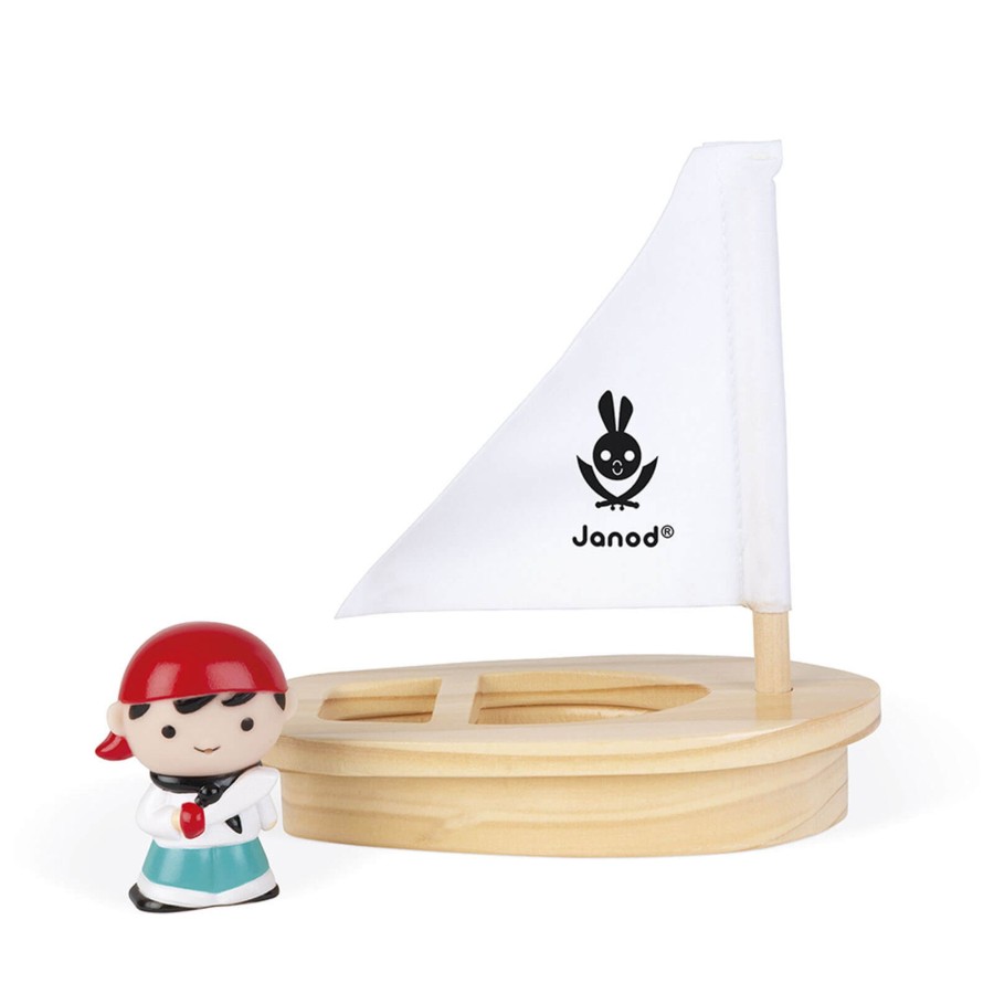 Toys Janod Wooden Toys | John Mouss And His Boat