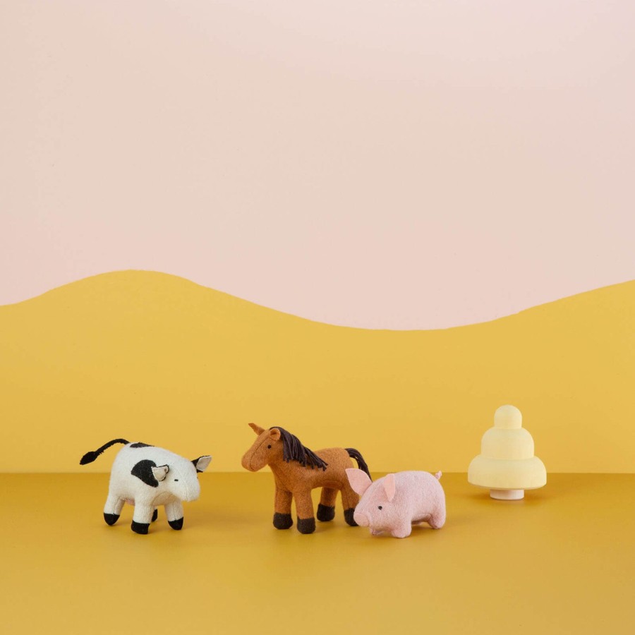 Toys Olli Ella Soft Toys, Comforters | Holdie Folk - Farm Animals