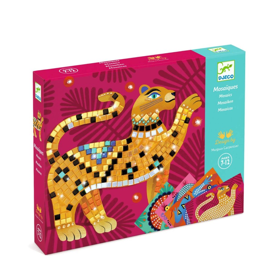 Toys Djeco Arts & Crafts | Mosaic Craft Set - Deep In The Jungle