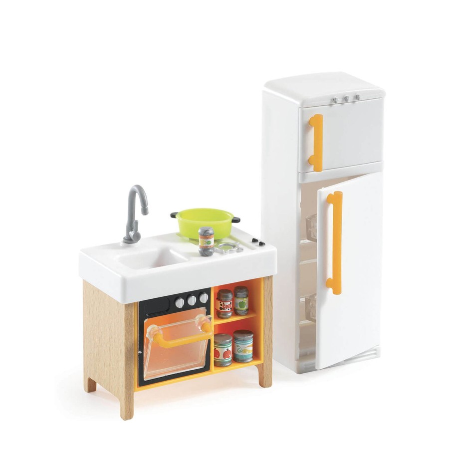 Toys Djeco Dolls, Dolls Houses | Compact Kitchen Furniture