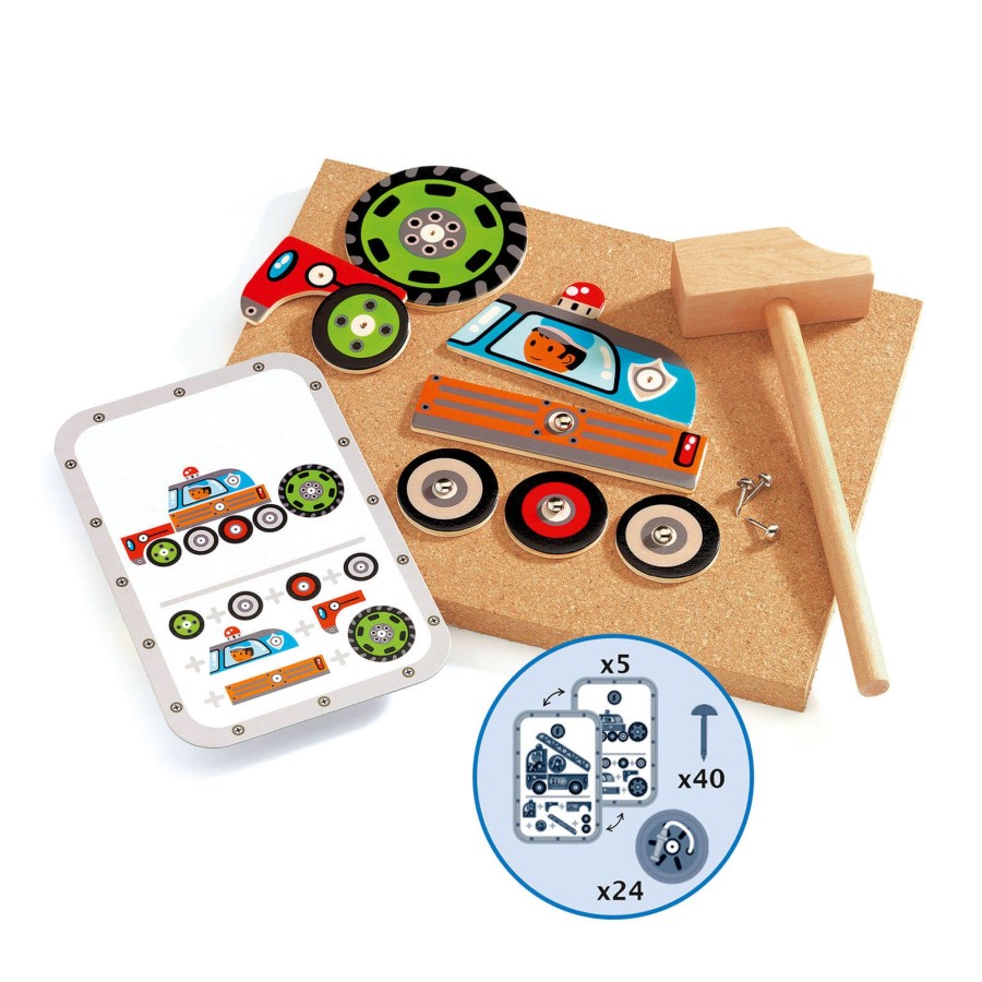 Toys Djeco Arts & Crafts | Tap Tap Art - Vehicles