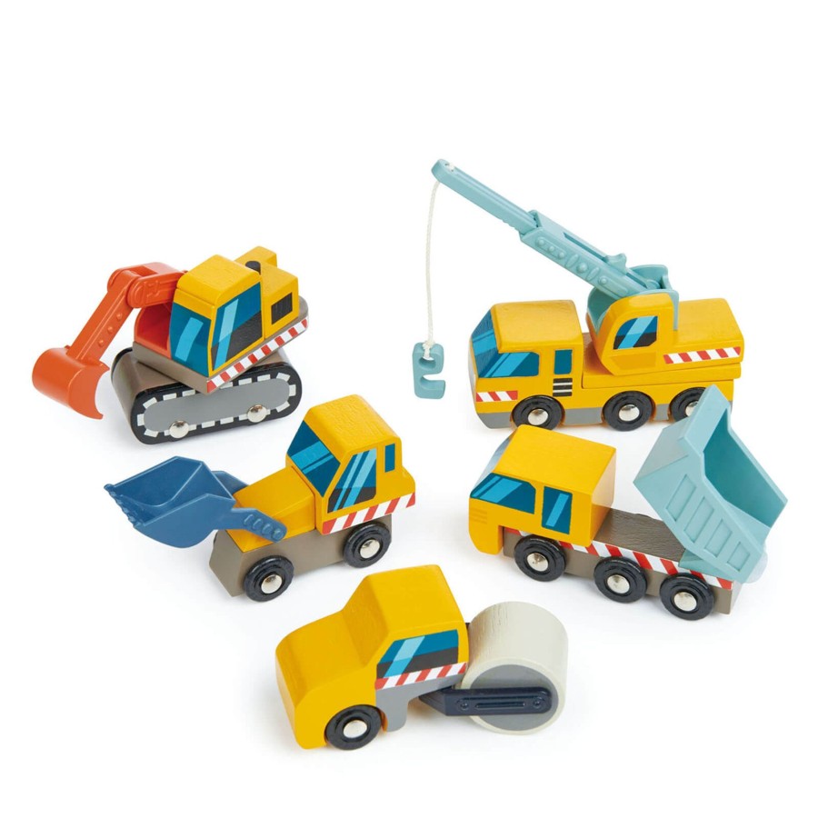 Toys Tender Leaf Trains, Cars, Planes | Construction Site Set