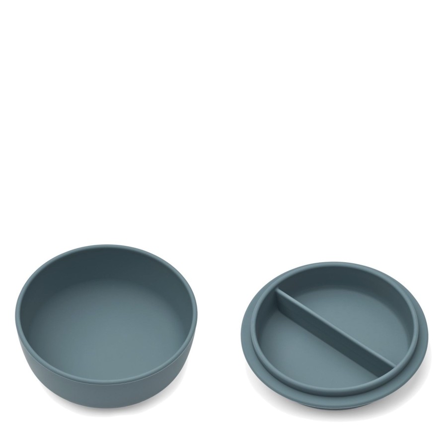 Home Liewood Snack Bowls, Plates | Serge Bowl Whale Blue