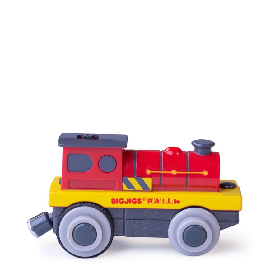 Toys Big Jigs Trains, Cars, Planes | Mighty Red Train - Battery Operated Engine