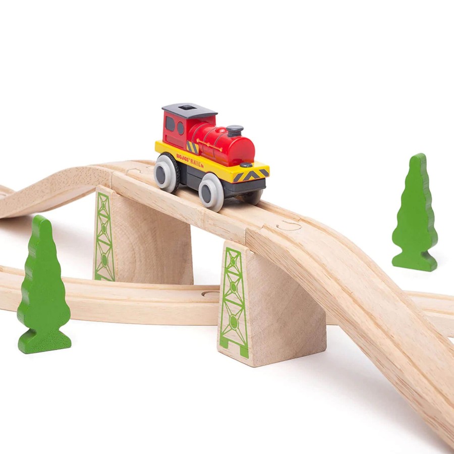 Toys Big Jigs Trains, Cars, Planes | Mighty Red Train - Battery Operated Engine