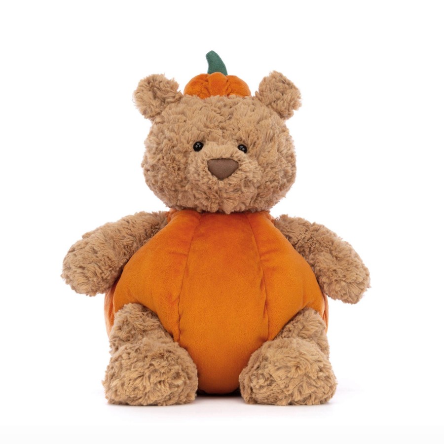 Toys Jellycat Soft Toys, Comforters | Bartholomew Bear Pumpkin