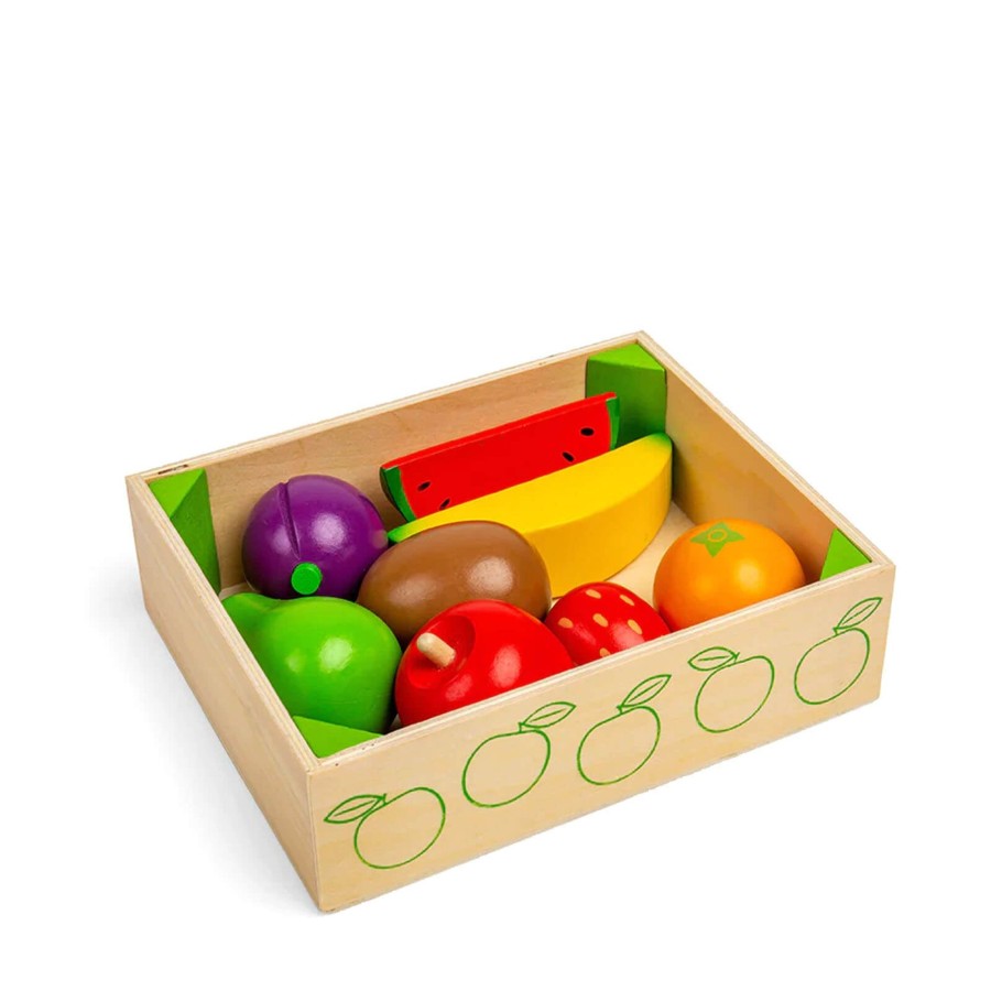 Toys Big Jigs Kitchens, Foods | Wooden Fruit Crate