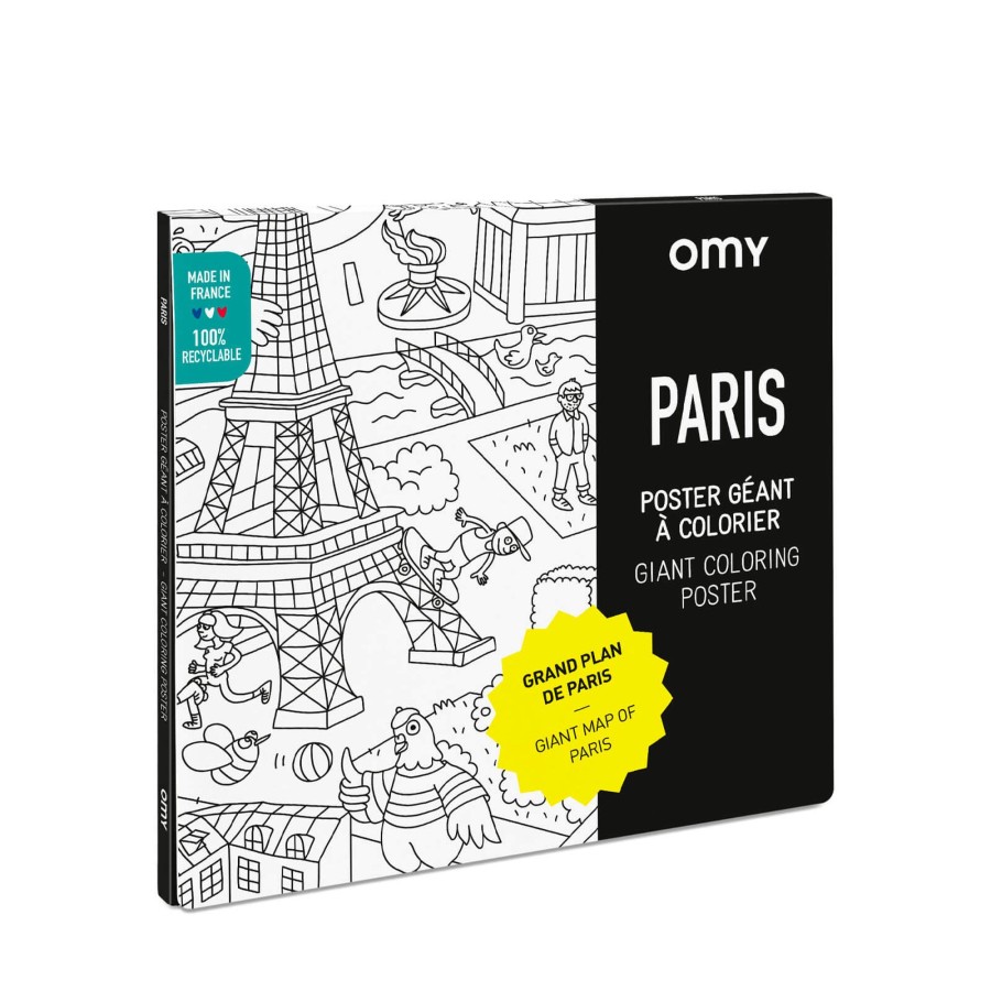 Toys OMY Arts & Crafts | Colouring Poster - Paris