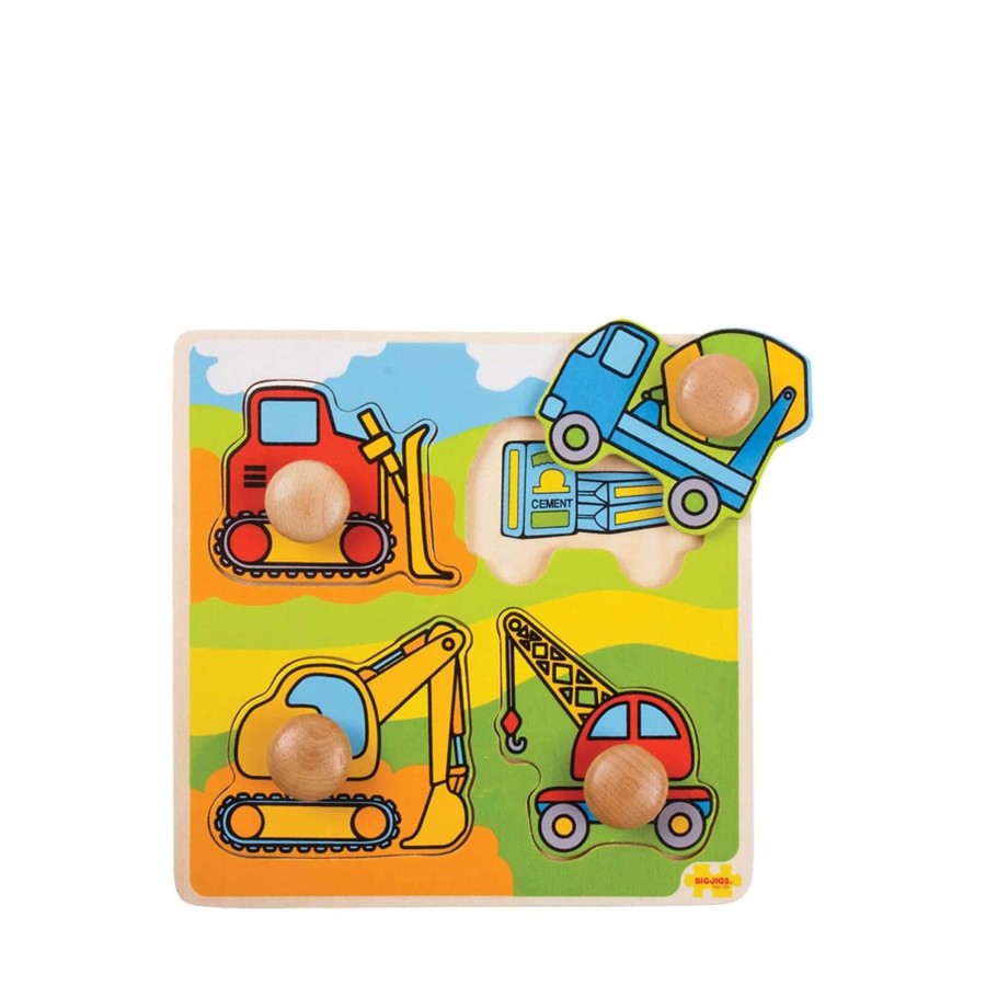 Toys Big Jigs Games, Puzzles, Jigsaws | My First Peg Puzzle - Construction