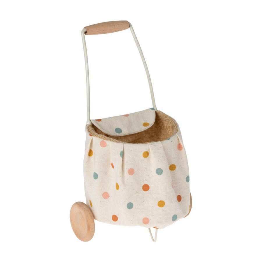 Toys Maileg Push & Pull Along Toys | Trolley Mini - Multi Dots