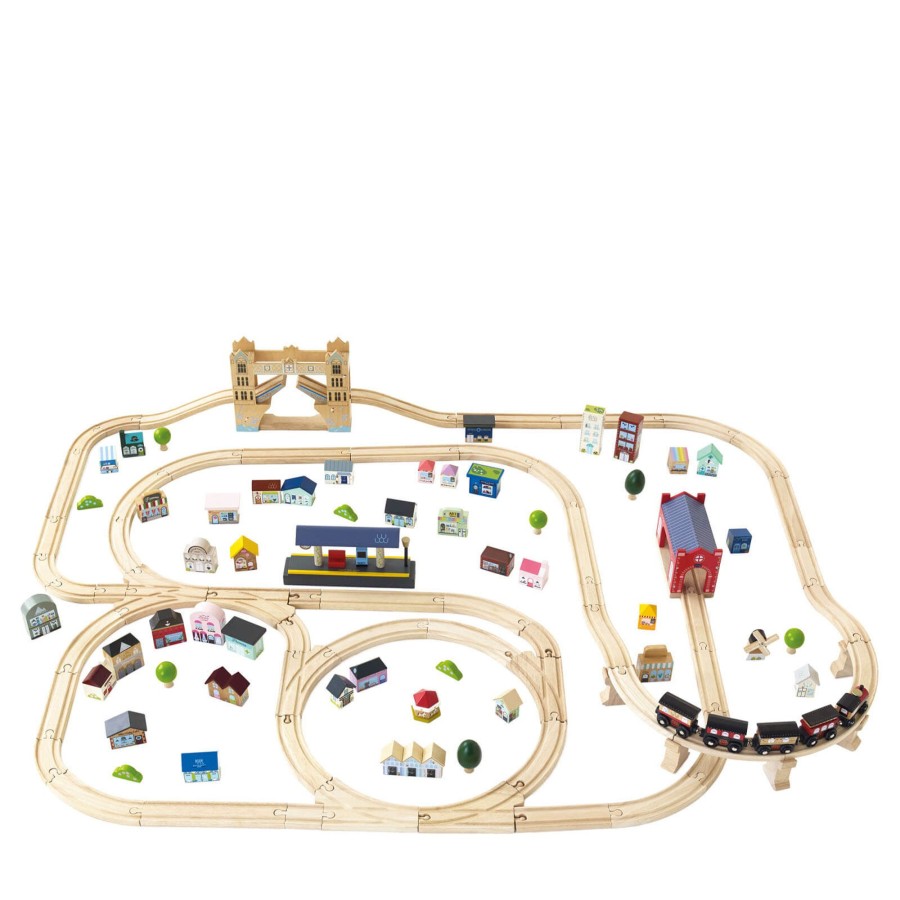 Toys Le Toy Van Trains, Cars, Planes | London Train Set - 120 Pieces