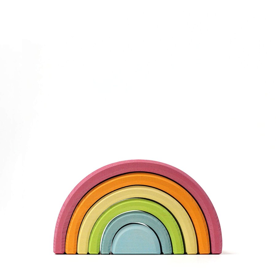 Home Grimm’s Decorative Objects | Wooden Rainbow - Pastel