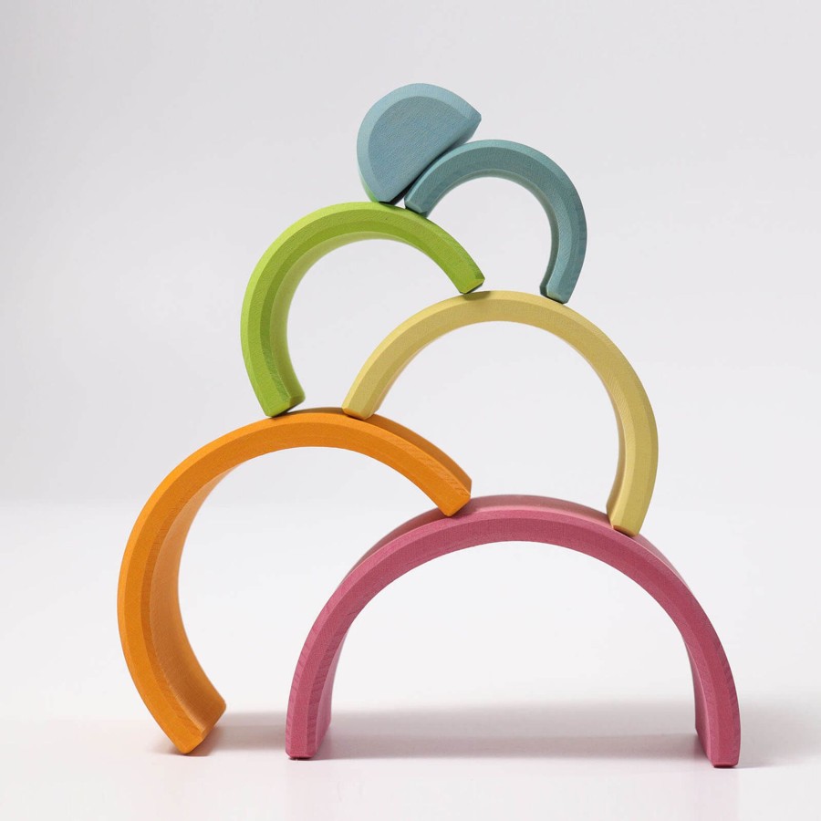 Home Grimm’s Decorative Objects | Wooden Rainbow - Pastel