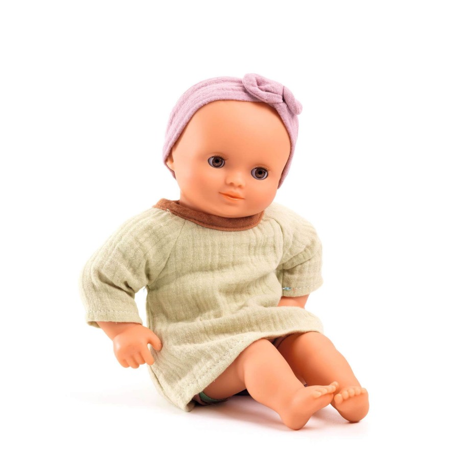 Toys Djeco Dolls, Dolls Houses | Baby Doll 32Cm - Pistache