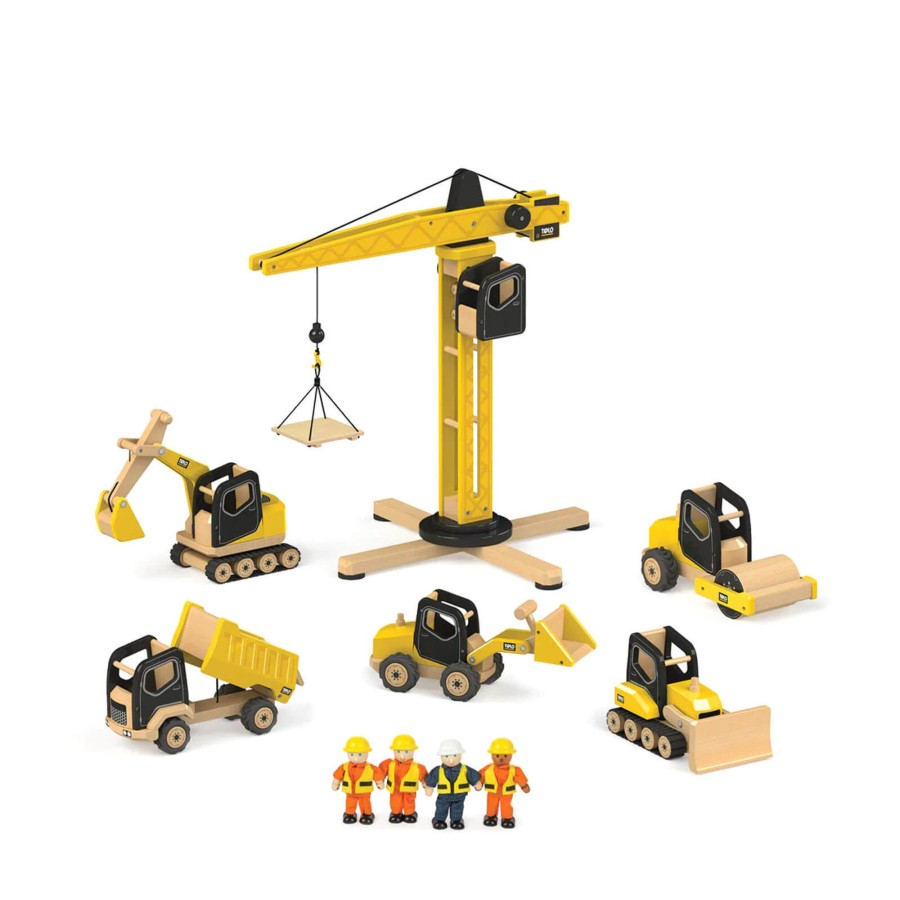 Toys Tidlo Doctor'S Sets, Role Play | Wooden Tower Crane