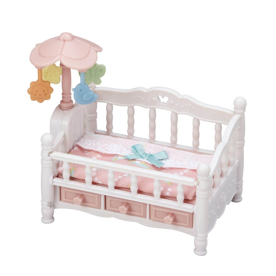 Toys Sylvanian Dolls, Dolls Houses | Crib With Mobile