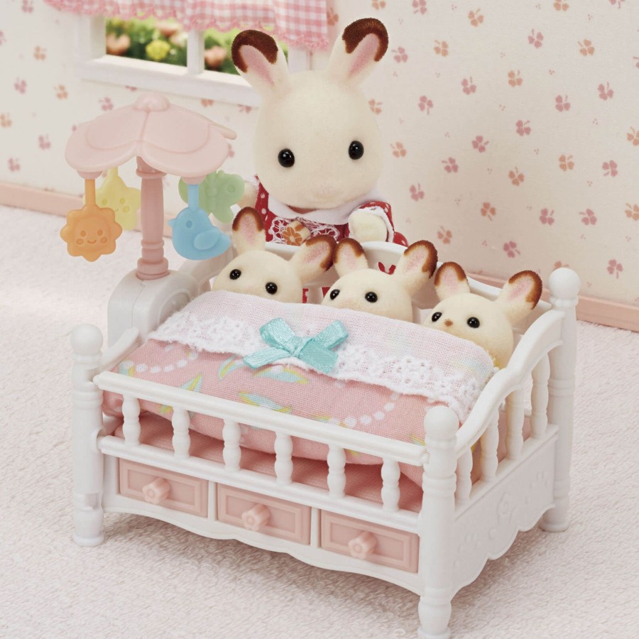 Toys Sylvanian Dolls, Dolls Houses | Crib With Mobile