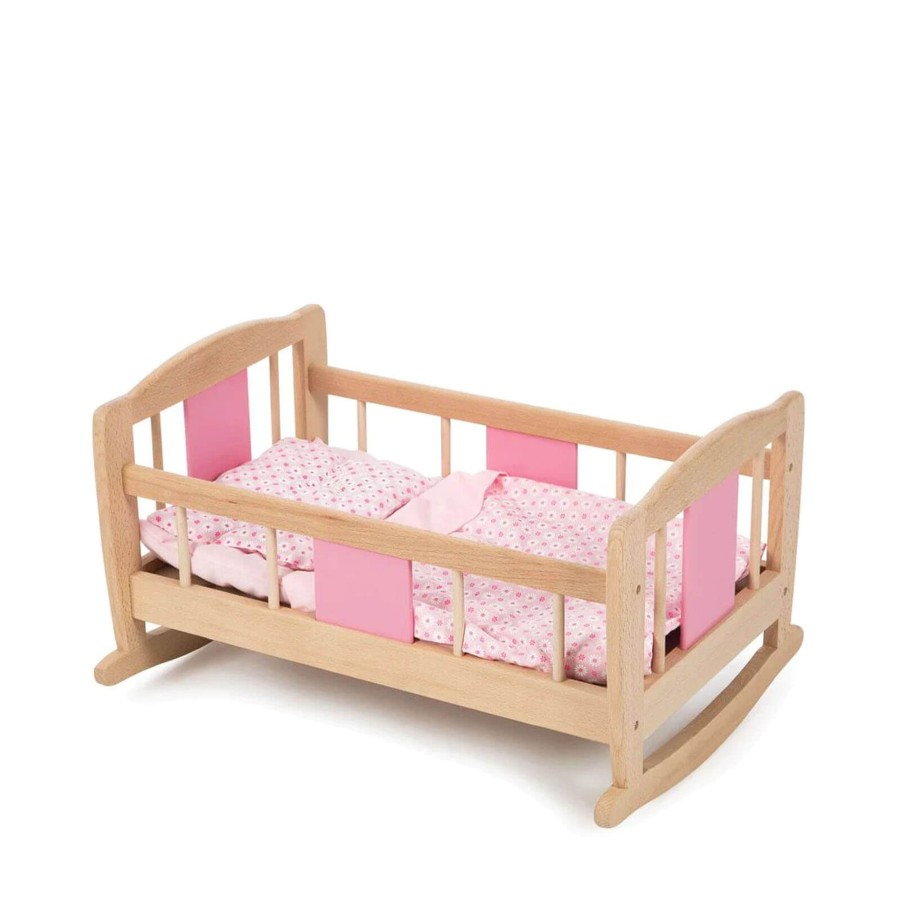 Toys Tidlo Dolls, Dolls Houses | Rocking Cradle