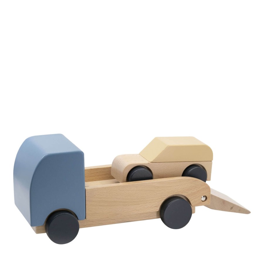 Toys Sebra Wooden Toys | Car Transporter And Car