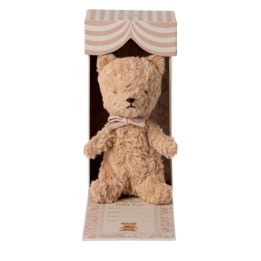 Toys Maileg Soft Toys, Comforters | My First Teddy - Powder