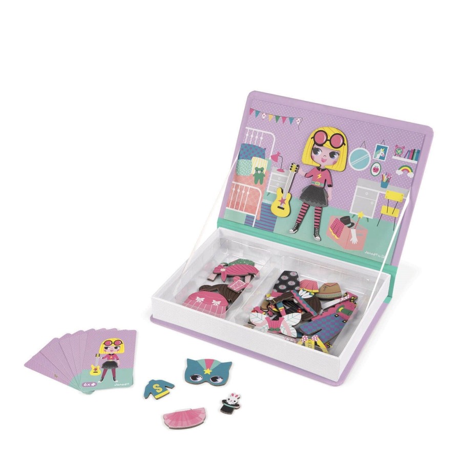 Toys Janod Games, Puzzles, Jigsaws | Girl'S Costumes Magneti'Book