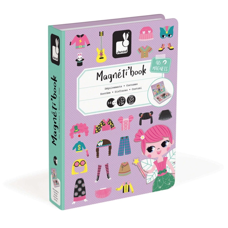 Toys Janod Games, Puzzles, Jigsaws | Girl'S Costumes Magneti'Book