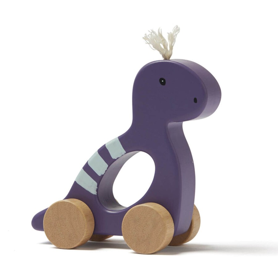 Toys Kids Concept Push & Pull Along Toys | Neo Purple Dino Push Along