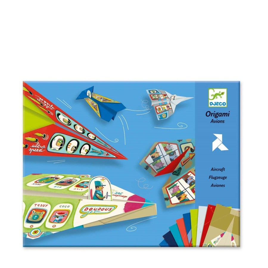 Toys Djeco Arts & Crafts | Aircraft Origami Set