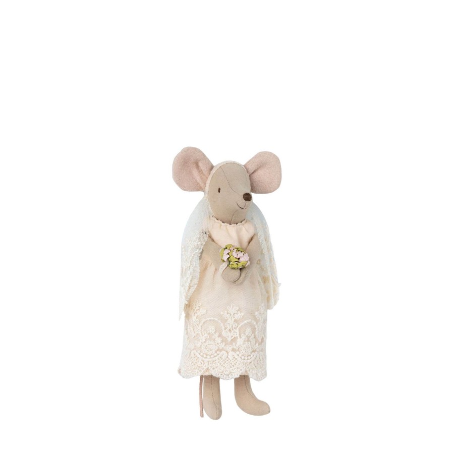 Toys Maileg Soft Toys, Comforters | Wedding Mice Couple In Box