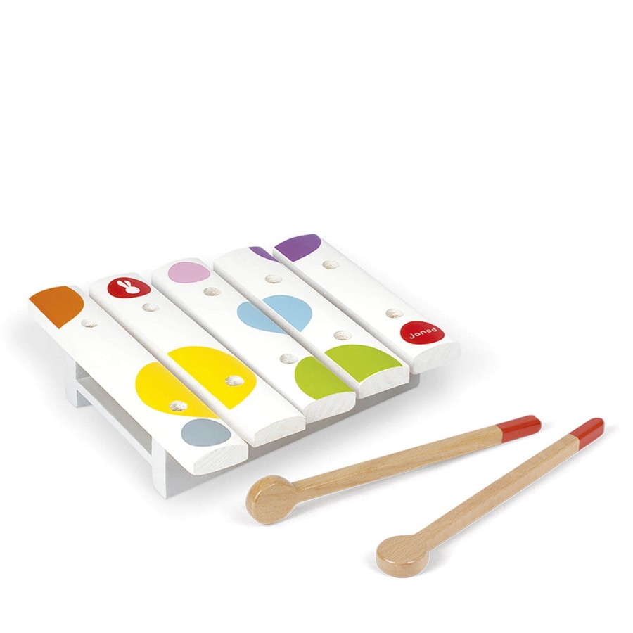 Toys Janod Musical Instruments | Confetti Wooden Mini Xylo