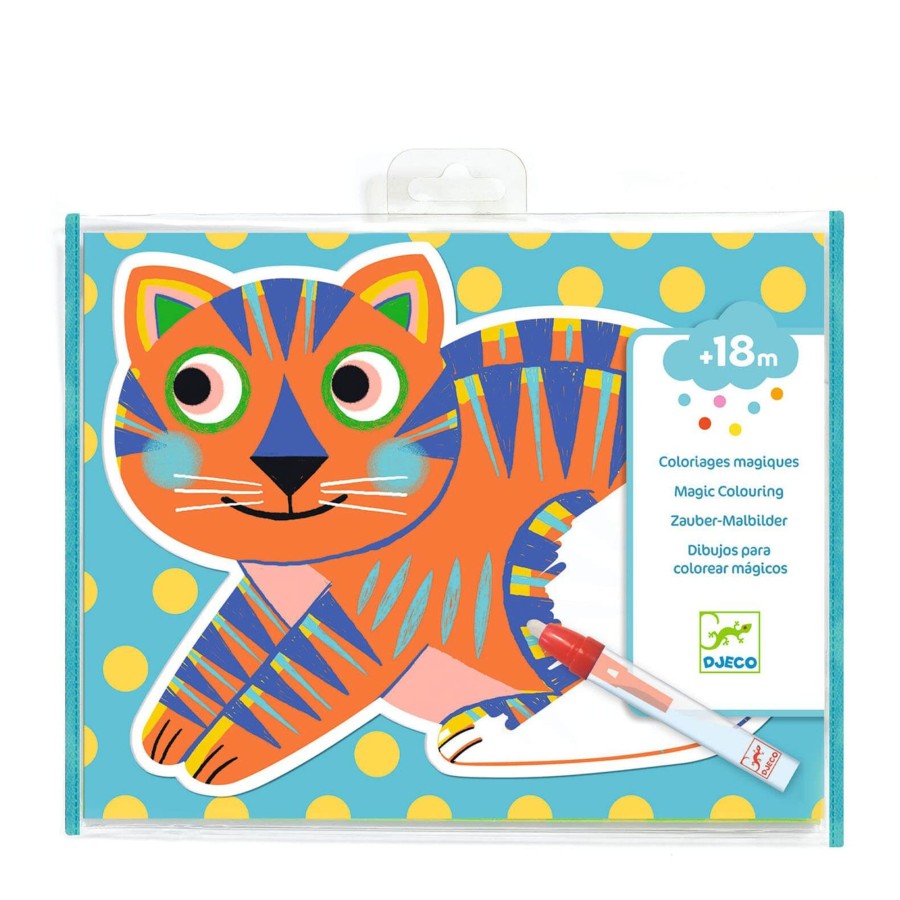 Toys Djeco Arts & Crafts | Magic Water Colouring Boards - Animalo Ma