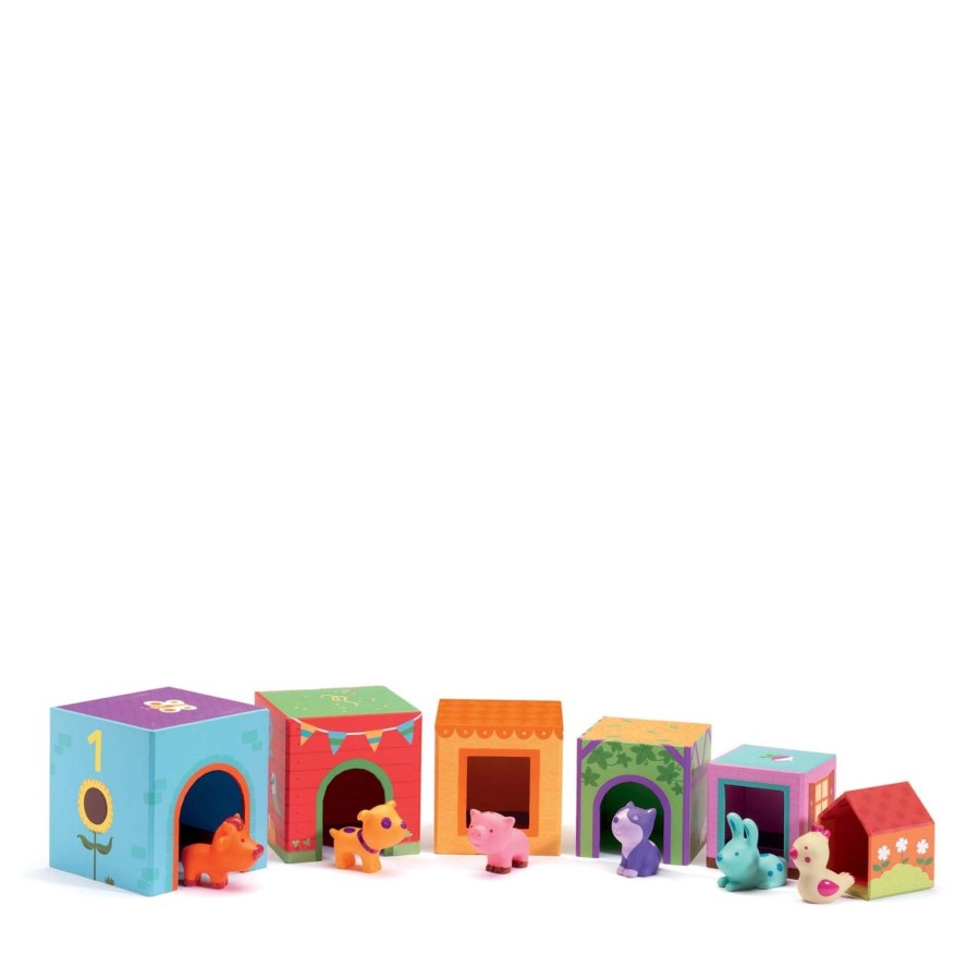 Toys Djeco Stacking Toys | Topanifarm Stacking Blocks