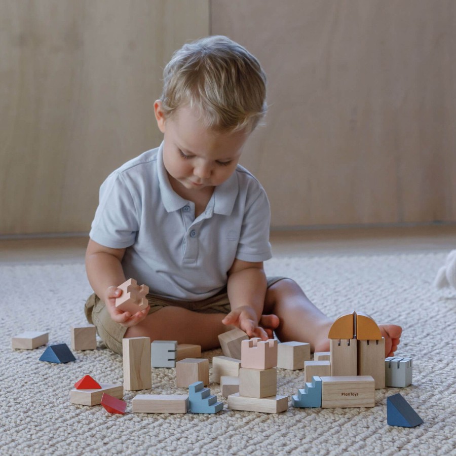 Toys Plan Toys Stacking Toys | Creative Blocks Orchard Collection