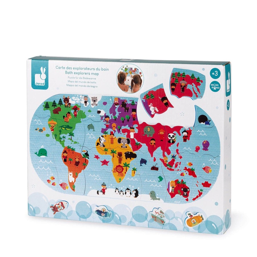 Toys Janod Games, Puzzles, Jigsaws | Bath Explorers Map