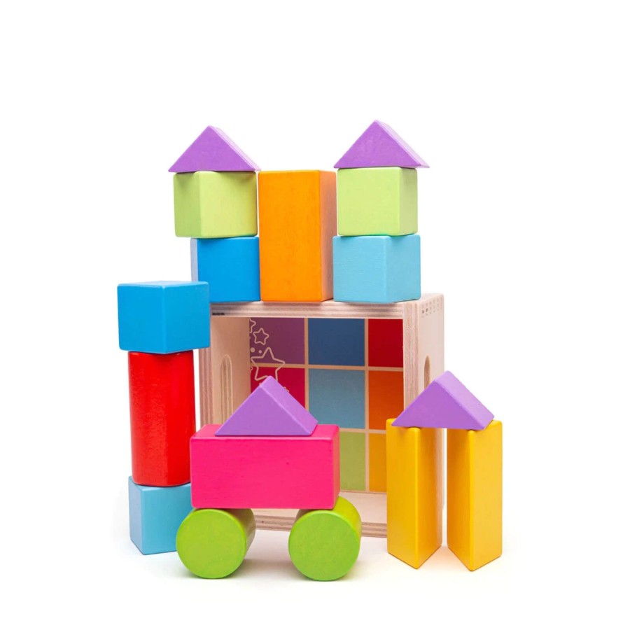 Home Big Jigs Decorative Objects | Rainbow Building Blocks