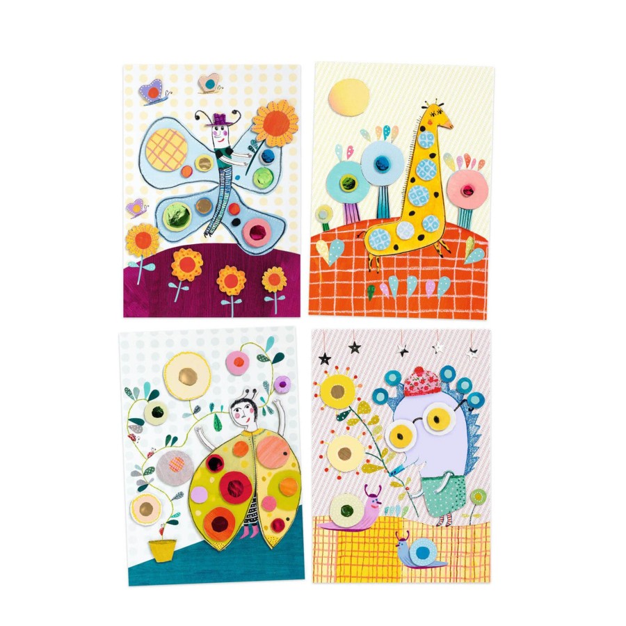 Toys Djeco Arts & Crafts | Collage Craft Set - So Pop