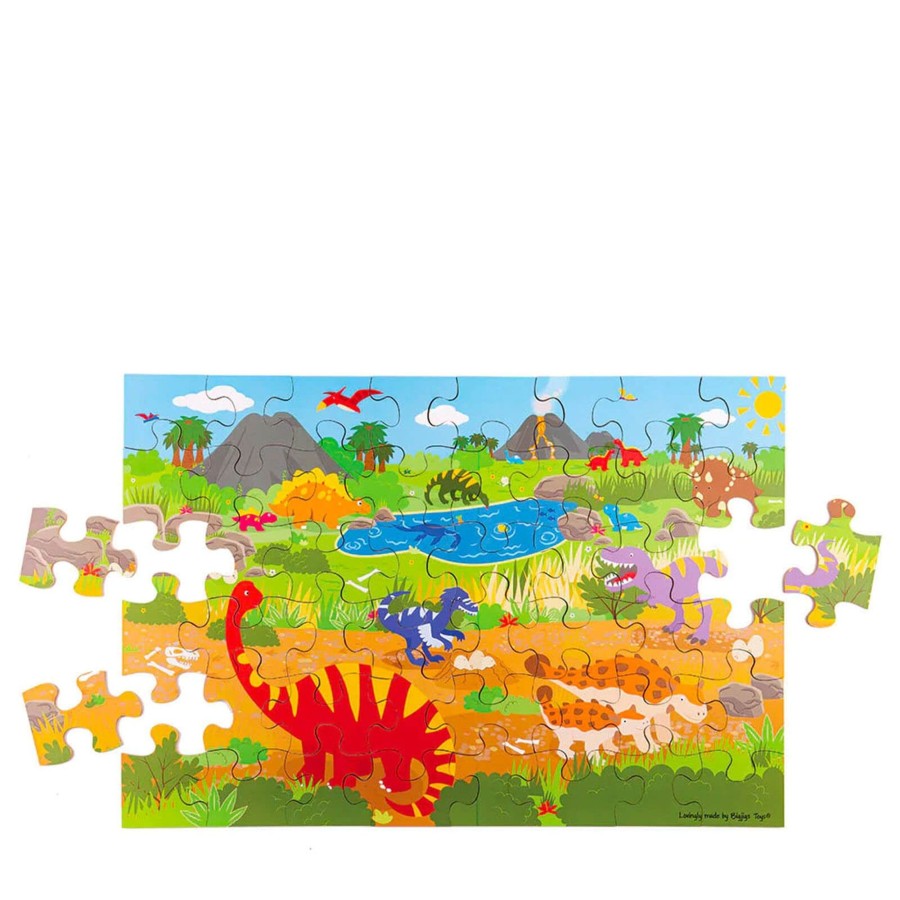 Toys Big Jigs Games, Puzzles, Jigsaws | Floor Puzzle Dawn Of The Dinosaur - 48 Pieces