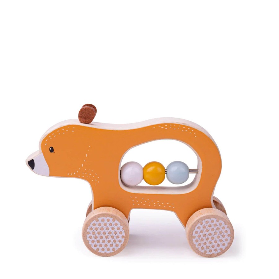 Toys Big Jigs Push & Pull Along Toys | Push Along Bear