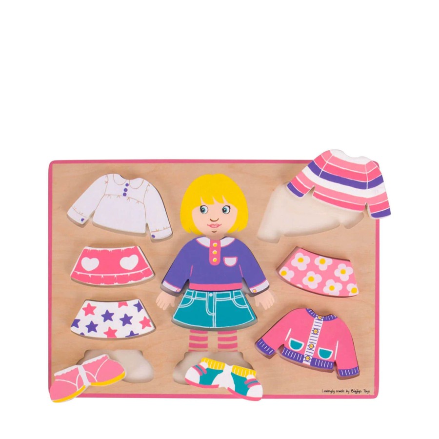 Toys Big Jigs Games, Puzzles, Jigsaws | Dressing Girl Puzzle